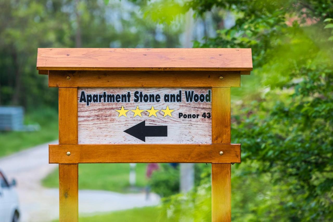 Apartment Stone And Wood Cetingrad Экстерьер фото